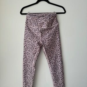 Calia by Carrie Underwood Leopard Print Cropped Leggings Women's Size Small